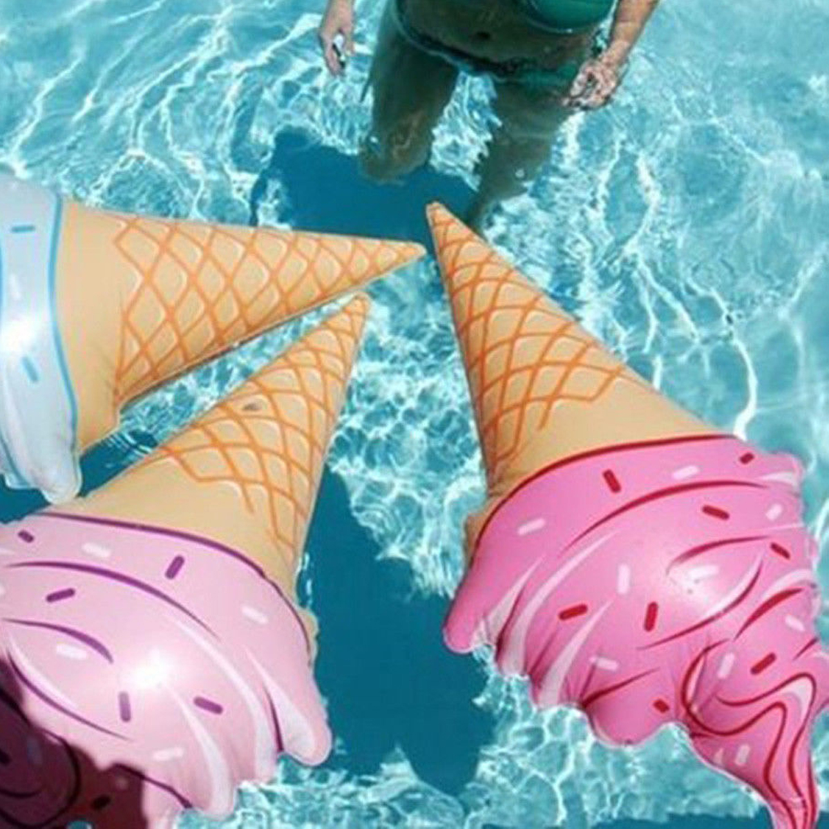 Travelwant Ice Cream Balloon - Ice Cream Party Decorations | Popsicle Balloons for Ice Cream Birthday Party Decorations | Ice Cream Cone Balloons for Baby Shower Decor